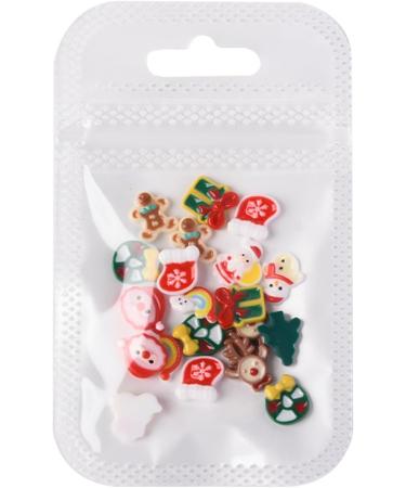 FEIlei 1Bag Resin Nail Art Christmas Decorations with Luminescent Effect Perfect for DIY Manicure - Buy Online on GoSupps.com