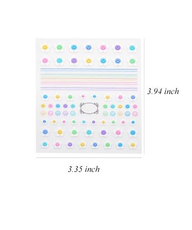 Cute Nail Stickers for Kids - Self-Adhesive Animal Flower Cloud Star & Heart Designs | Fun Nail Art Decals for Girls & Women (Pack of 9 - Buy Online on GoSupps.com