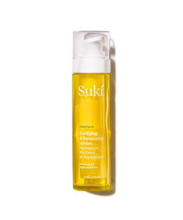 Suki Skincare Purifying and Balancing Day Lotion with Salicylic Acid Hydrating Anti Aging Face Moisturizer for women with Active Lifestyles Calming Face lotion for Oily or Acne Prone Skin 1.7oz.
