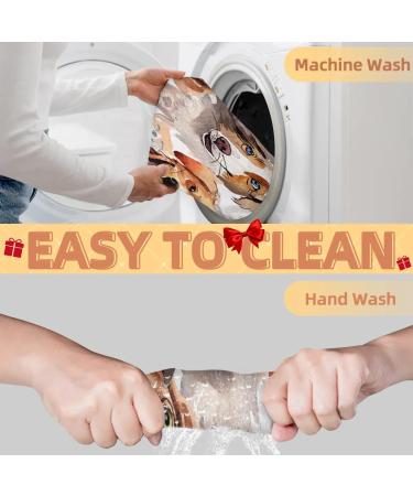 Animal Dog Painting Beard Bib Apron - Waterproof Hair Catcher for Men Grooming Perfect Gifts with 2 Suction Cups - Buy Online on GoSupps.com