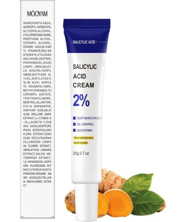 Moisturizing Salicylic Acid Face Cream Hydrating Salicylic Acid Cream For Face Alicylic Acid Face Cream For Oily Skin 20g 0.7oz - Buy Online on GoSupps.com