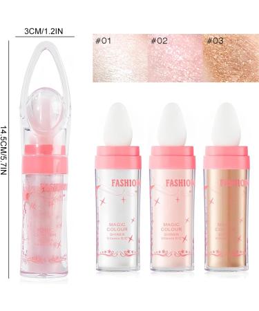 M 3 Colors Skating Powder 3 Colors Waterproof Body Makeup Powder Reusable Three-Dimensional Makeup Powder for Face Girls - Buy Online on GoSupps.com
