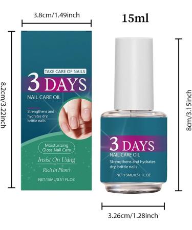 Nail Care Liquid Deep Nourishment 15ml Strengthening Nail Liquid Nourishing Fingernail Care Solution Supports Healthy for Men and Women - Buy Online on GoSupps.com