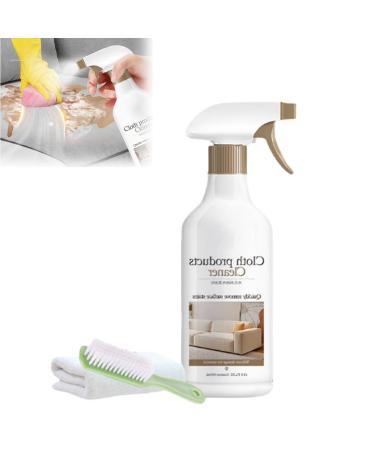 Wash-Free Cleaner Spray for Sofa Waterless Tech Fabric Sofa Cleaning Kit Couch Fabric Cleaner Spray with Brush Sofa Cleaner Spray Fabric Fabric Cleaner for Furniture Upholstery (1PC)