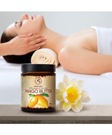 Mangboutter 100g - Indonesian Mango Body Butter for Dry Skin Hair & Nail Care | Emollient with Mangokern Oil & Mango Butter - Buy Online on GoSupps.com