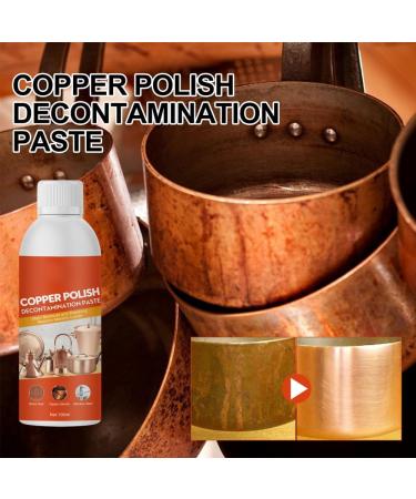 Copper Cleaner for Pots and Pans Brass Cleaner and Polish Gently Rust Removal for Metal 100 Ml - for Kitchen Accessories Instruments for Brass (3PCS) 2pcs - Buy Online on GoSupps.com