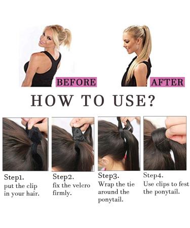 SEGO 18 Clip-In Ponytail Hairpiece & Braid Extensions - Real Remy Hair Medium Brown 90g - Buy Online on GoSupps.com