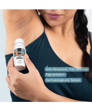 FURRR 4% AHA BHA Underarm Roll-On with Kojic Acid - Brighten Skin Reduce Pigmentation & Odour | Long-Lasting Aqua Fragrance - 40ml - Buy Online on GoSupps.com