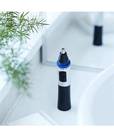 Professional Painless Nose Hair Trimmer - Battery-Operated Dual Blade Ear & Nose Clipper for Men & Women - Portable & Easy to Clean - Buy Online on GoSupps.com