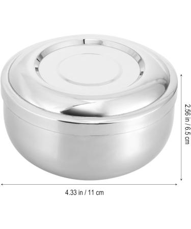 HEALLILY Sturdy Metal Mug with Large Shaving Bowl - Ideal for Shaving Kits & Grooming Essentials - Buy Online on GoSupps.com