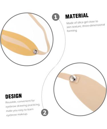 Angoily 40 pcs Beginner Fake Practice Supply Headband Skin Professional Eyebrow Silicone for - Buy Online on GoSupps.com