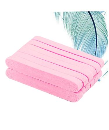 FRCOLOR Pack of 12 Makeup Sponges for Cleansing | Natural Powder Puff & Exfoliating Face Sponges | Skin Cleansing & Makeup Puff | Water Soak Pink - Buy Online on GoSupps.com