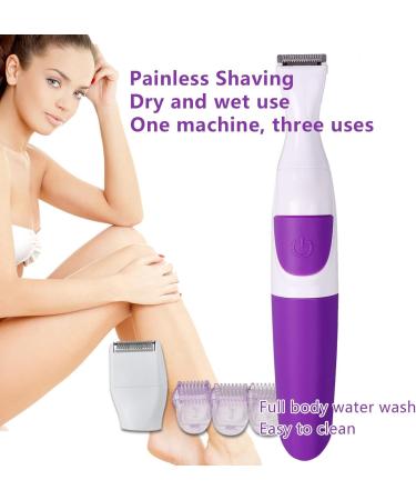 2-in-1 Wireless Epilator for Women - Full Body Hair Removal & Bikini Trimmer with Flexible Head for Wet/Dry Use - Buy Online on GoSupps.com
