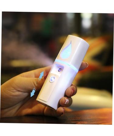 WOONEKY 2pcs Nanometer Sprayer Face Sprayer Handheld Facial Sprayer Mini Face Humidifier Face Steamer White - Buy Online on GoSupps.com