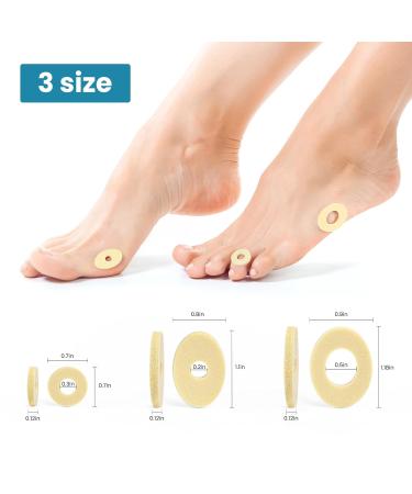 Corn Cushions for Toes & Feet - Pain Relief Pads with Foam Padding - Self-Stick Callus Cushions for Sore Spots (Medium 90 Count) - International Shipping Available - Buy Online on GoSupps.com