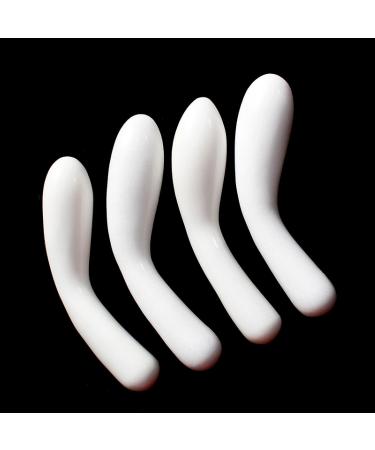 Natural White Jade Crystal Quartz Stone Massage Stick - 1 Piece | International Shipping Available - Buy Online on GoSupps.com