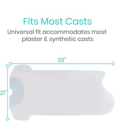 Vive Arm Cast Protector for Shower - Waterproof Bandage Cover | Adult Water Resistant Sleeve for Broken Hand/Wrist - Watertight Protection - Buy Online on GoSupps.com