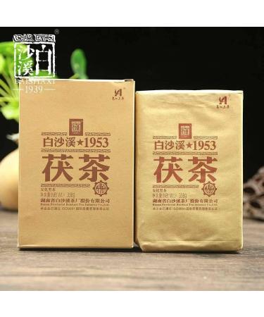 th puer Anhua Baishaxi Brique de th fonc Ann e Fleur d'or Fu Cha 338g - Buy Online on GoSupps.com