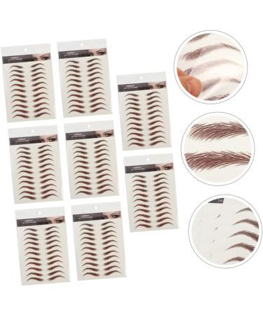 FOMIYES 72 sheets Sticker Transfer Tattoos Artificial Transfers Hairlike Temporary Eyebrows Eyebrow False - Buy Online on GoSupps.com