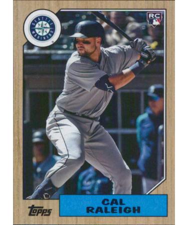 2022 Topps Archives #290 Cal Raleigh 1987 Topps NM-MT RC Rookie Seattle Mariners Baseball
