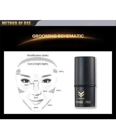 FantasyDay Illuminator Highlighter Stick Pearl Shimmer Whitening Cream, Contouring Foundation, Concealer Pen - Buy Online on GoSupps.com