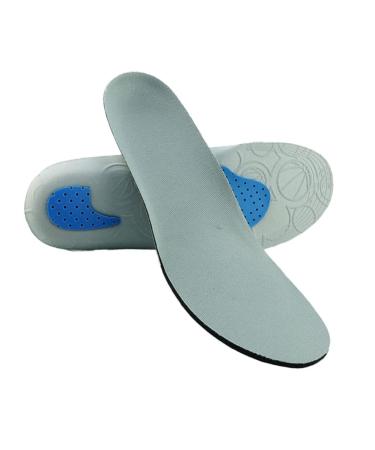 Hemoton 1 Pair Shoes Inserts for Women Plantar Fasciitis Insoles Flat Foot Insole High Arch Orthotic Insert Arch Support Insoles Shoe Cushions Arch Insoles Shoe Pads Soft Basketball Care Grey Size 2