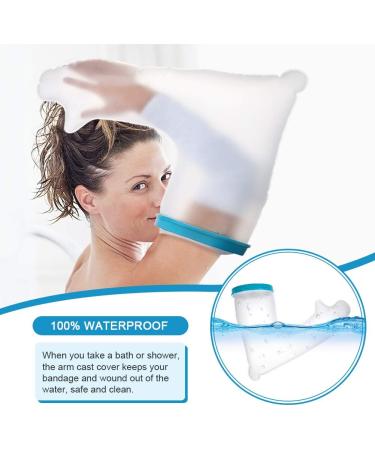 Waterproof Full Arm Cast Cover - Adult Shower Protector for Broken Surgery Arm - 23.6 Inches - Buy Online on GoSupps.com