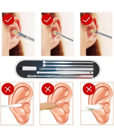 6-in-1 Portable Earwax Cleaner Tool Set with Cleaning Brush and Storage Box - Buy Online on GoSupps.com