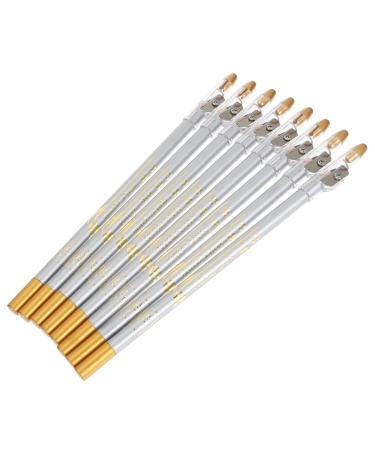 SOESFOUFU Grey Eyeliner 8pcs Women Brighten Pencil Pen Makeup with Eyebrow Tool -in- Girls Sharpener Strokes Pencils Makeup Tool