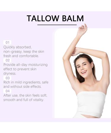 mother Beef Tallow 60 g beef tallow body creams deep hydration for skin repair lightens the skin cares for the skin and restores your elasticity - Buy Online on GoSupps.com