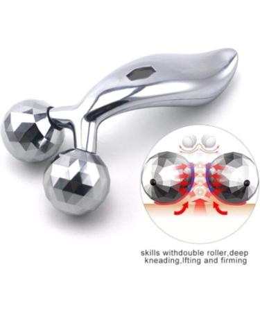 3D Diamond Cut Manual 360 Rotate Facial Massager Tool - Gua Sha Skin Lifting Reduces Eye Puffiness Anti-Aging & Wrinkle Reducer for Skin Tightening & Blood Circulation - Buy Online on GoSupps.com