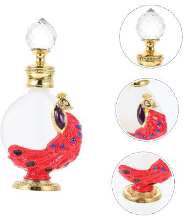 Ipetboom Middle Eastern Perfume Bottle Arabic Perfume Home Diffuser Empty Storage Bottle Empty Fragrance Bottle Egyptian Perfume Vintage Perfume Dispenser Glass Filling Statue Red 13x9x4cm Red - Buy Online on GoSupps.com