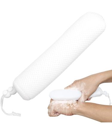 Xin Tailor Long Handle Bath Body Brush - Anti-Slip Curve, Suitable for Seniors, Elderly, Pregnant Women - Bath Aids for Assistance in Bathing & Shower - Buy Online on GoSupps.com