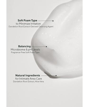 AROMATICA Pure and Soft Feminine Foaming Wash - Vegan pH-Balanced Unscented Formula for Sensitive Skin - Buy Online on GoSupps.com