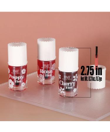 Sexy Tint Liquid Tint for Lips & Cheeks - 3 Full Set Lip Stain Gloss with Zipper Bag (0.31oz/8.7g - Buy Online on GoSupps.com