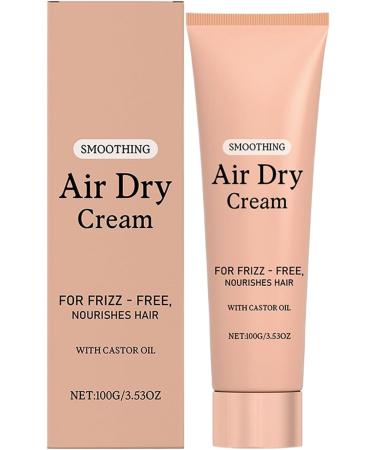 Smileshiney Hair Cream 100g Anti Frizz Hair Care Conditioner for Long Lasting Hydration Moisturizing Shiny Light Fixation Curl Enhancing and Defining Ironing Defines - Buy Online on GoSupps.com