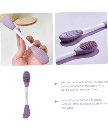 NUSITOU Mud Applicator Clay Brush Facial Scrubber for Face Applier Applicator Tool Cleaning Scrubber Face Scrubber Face Wash Brush Silicone Scrubber Plastic Double Sided - Buy Online on GoSupps.com