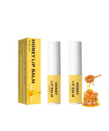 Honey Lip Balm, Natural Honey Lip Balm for Chapped, Cracked, Dry Lips, Exfoliating, Plumping and Moisturizing, Lip Care Products, Soothes and Nourishes Your Lips
