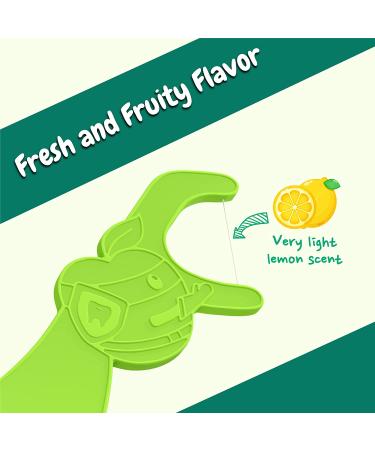 Dr. Ram's Kids Flossers 75-Pack - Fun Flexi Flossers with Gum-Friendly Design and Educational Puzzle - Light Citrus Fruit Scent for Kids - Buy Online on GoSupps.com