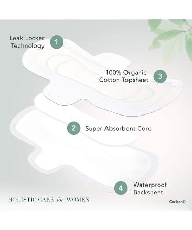 Rael Organic Cotton Cover Pads - Regular 14 Count | Eco-Friendly & Comfortable - Buy Online on GoSupps.com