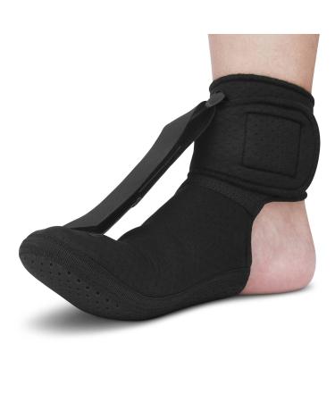 OneBrace Breathable Plantar Fasciitis Night Splint Sock - Soft Stretching Boot Splint for Aching Feet & Heel Relief Achilles Tendonitis Foot Support Brace for Right or Left Foot(S) Small