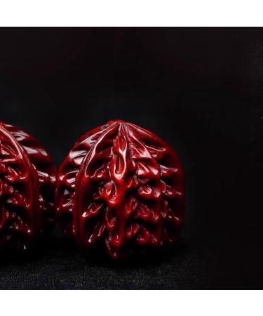 Unbit Baoding Balls - 2 Pack Marble Stress Balls for Hand Self-Massage & Exercise (40mm Walnut Color) - Buy Online on GoSupps.com