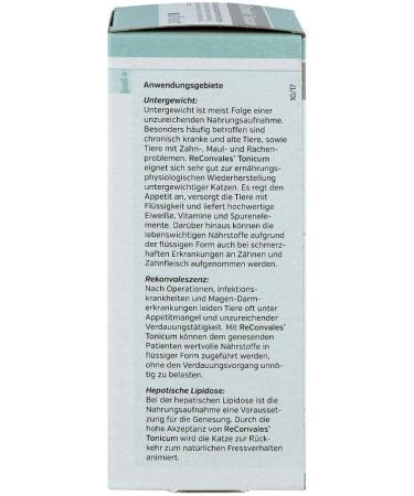 OZoo GmbH Reconvales Tonic for Cats - Premium Health Supplement for Cats | International Shipping Available - Buy Online on GoSupps.com