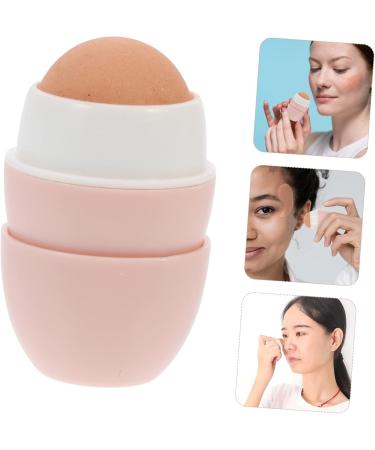 Beavorty Rolling Volcanic Stone Oil-absorbing Ball Face Cleaning Tools Skincare Products for Face for Face Oil Face Massager Roller Rolling for Oily Skin Face Oil Absorbing Tool 1 count (Pack of 1) Pink - Buy Online on GoSupps.com