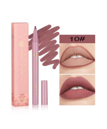Buy YOUNG VISION Gourd-Shaped Precision Liquid Lipstick & Lipliner - Nude Matte Perfection for International Shipping | Best Liquid Lipstick Online - Buy Online on GoSupps.com