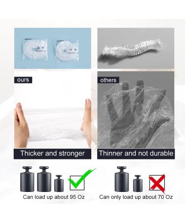 100 Pack Maltose Disposable Shower Caps - Individually Wrapped, Waterproof & Thicker Plastic, Ideal for Women, Spa, Home, Hotel, Salon, Travel - Clear - Buy Online on GoSupps.com