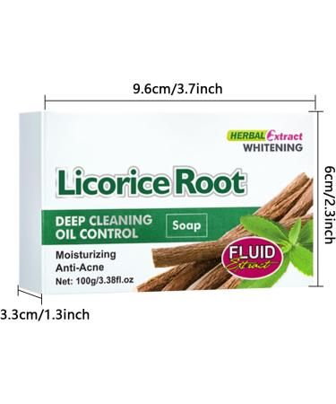  bellv Skin-brightening soap moisturizing licorice soap | Exfoliating body scrub deeply cleanses and refreshes for radiant healthy-looking skin 100g Bellv - Buy Online on GoSupps.com