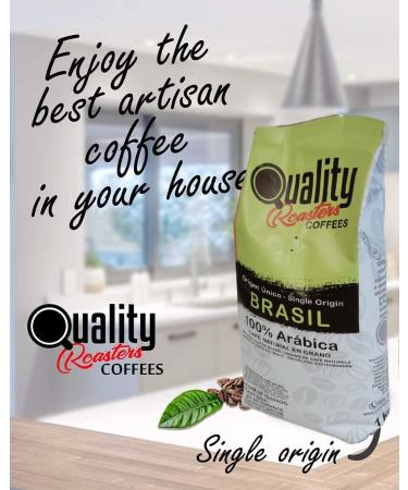 Quality Roasters Coffees. Natural Coffee Beans. 100% Arabica. Single Origin Brazil. Hand Roasted. Medium Roast (5Kg Chocolate) - Buy Online on GoSupps.com