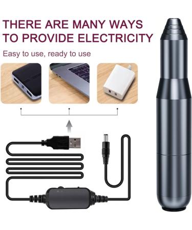 FOLAI Electric Nail Files Professional Nail Drill for Acrylic Nails Gel Electric Nail Drill 25000 RPM Adjustable Speed E File for Nails for Beginner Girl Women Mum (Black) - Buy Online on GoSupps.com