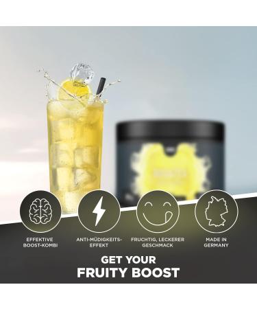 ESN Boostea | Infused Ice Tea Lemon 2 x 200g | Vegan Caffeine Booster | Free Shaker | Quality Made in Germany - Buy Online on GoSupps.com